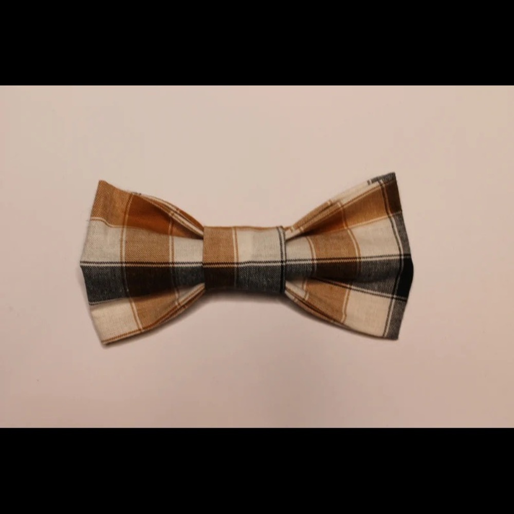 Winter Plaid Hairbow - Picture 1 of 3